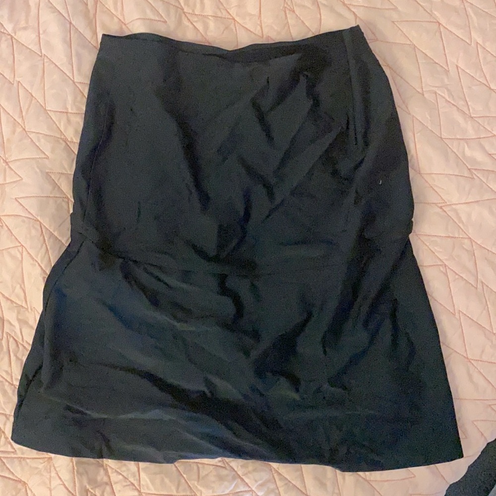 Mermaid maternity full panel swim skirt M